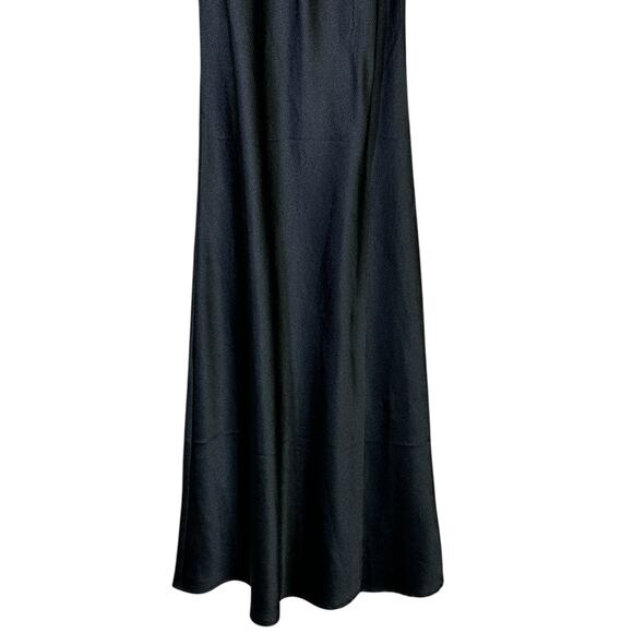 NWT Free People Intimately Slip Dress Womens S Black Crepe Maxi Open Back Y2K - Picture 3 of 7